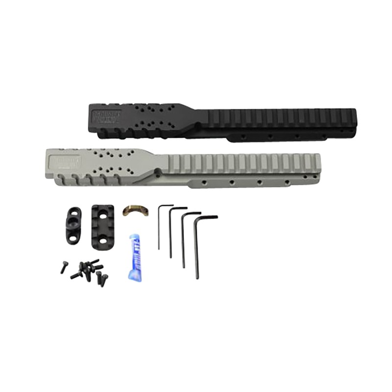 Samson 030026501 Hannibal Rail for Ruger Mini14 or Mini30 2008 or Later  Black Anodized 0 MOA