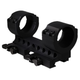 Samson 030009501 DMR Scope Mount 34mm Rings 0 Offset Scope MountRing Combo 0 Offset Black Anodized