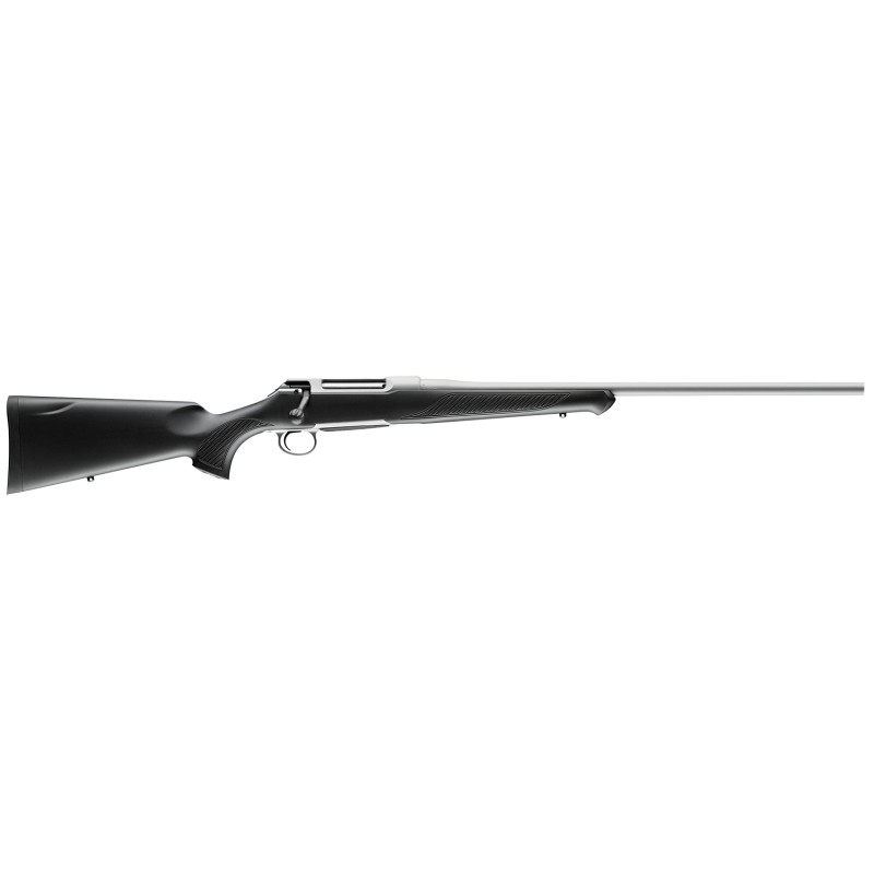 Sauer S1SX65C 100 Silver XT 6.5 Creedmoor Caliber with 51 Capacity 22 Barrel Stainless Cerakote Metal Finish  Black Fixed Ergo M