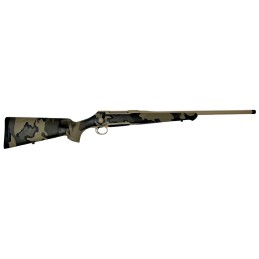 Sauer S1KVIAST65CT 100  6.5 Creedmoor 51 22 Threaded Barrel  Steel Receiver Tan Metal Finish KUIU Verde Camo Ergo MAX Synthetic 