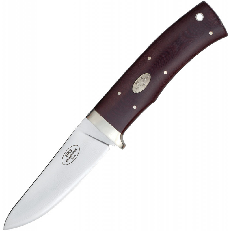 HK9 Fixed Blade Maroon Micarta