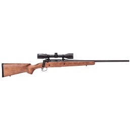 Savage Arms 22551 Axis II XP 243 Win 41 22 Matte Black BarrelRec Hardwood Stock Includes Bushnell 39x40mm Scope