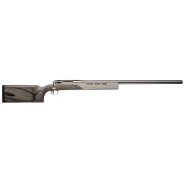 Savage Arms 18155 12 F Class 6.5x284 Norma Caliber with 1rd Capacity 30 18 Twist Barrel Matte Stainless Metal Finish  Gray Lamin