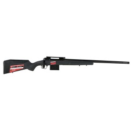 Savage Arms 57007 110 Tactical 308 Win 101 24 Matte Black Metal Gray Fixed AccuStock with AccuFit