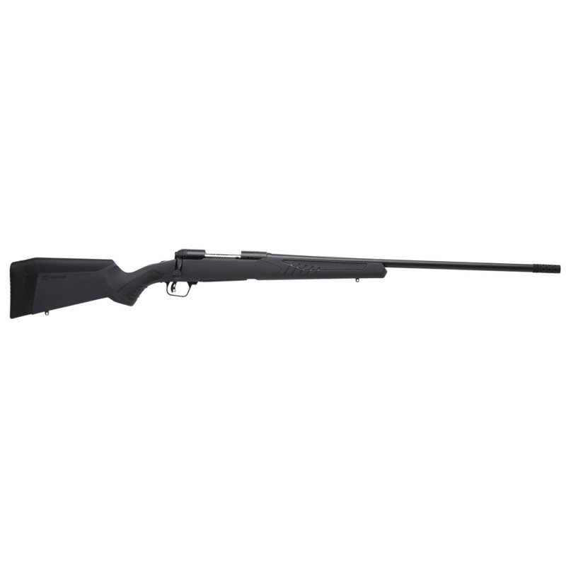 Savage Arms 57021 110 Long Range Hunter 6.5 Creedmoor 41 26 Matte Black Metal Gray Fixed AccuStock with AccuFit