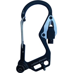 Fire Escape Carabiner Black