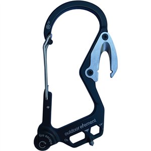 Fire Escape Carabiner Black