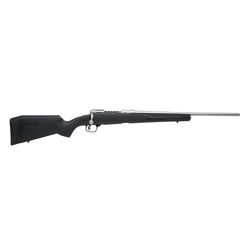 Savage Arms 57074 110 Lightweight Storm 243 Win 41 20 Matte Stainless Metal Black Synthetic Stock