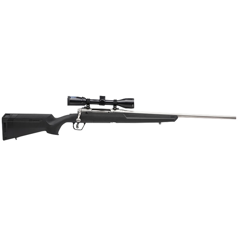 Savage Arms 57106 Axis II XP 308 Win 41 22 Matte Stainless BarrelRec Synthetic Stock Includes Bushnell Banner 39x40mm Scope