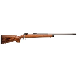 Savage Arms 01269 12 BVSS 223 Rem Caliber with 41 Capacity 26 Barrel Matte Stainless Metal Finish  Natural Brown Laminate Stock 