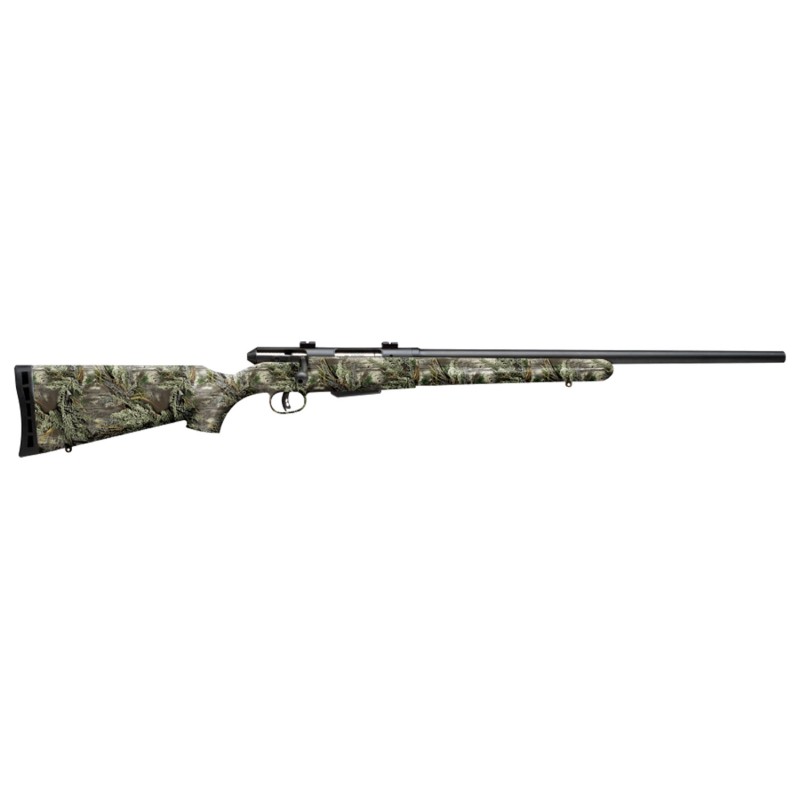 Savage Arms 19978 25 Walking Varminter 17 Hornet Caliber with 41 Capacity 22 Barrel Matte Black Metal Finish  Realtree Max1 Synt