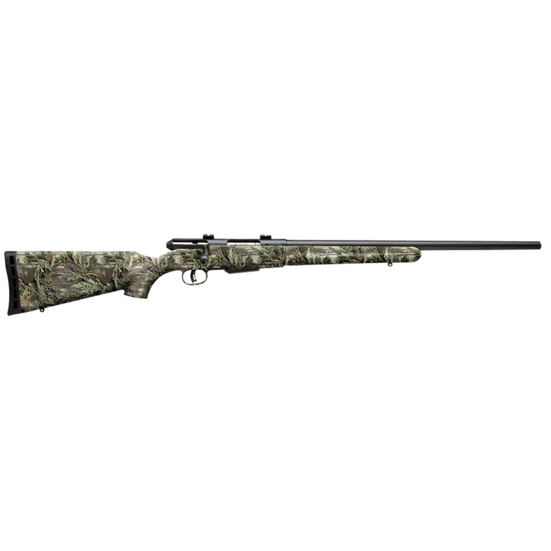 Savage Arms 19980 25 Walking Varminter 223 Rem Caliber with 41 Capacity 22 Barrel Matte Black Metal Finish  Realtree Max1 Synthe