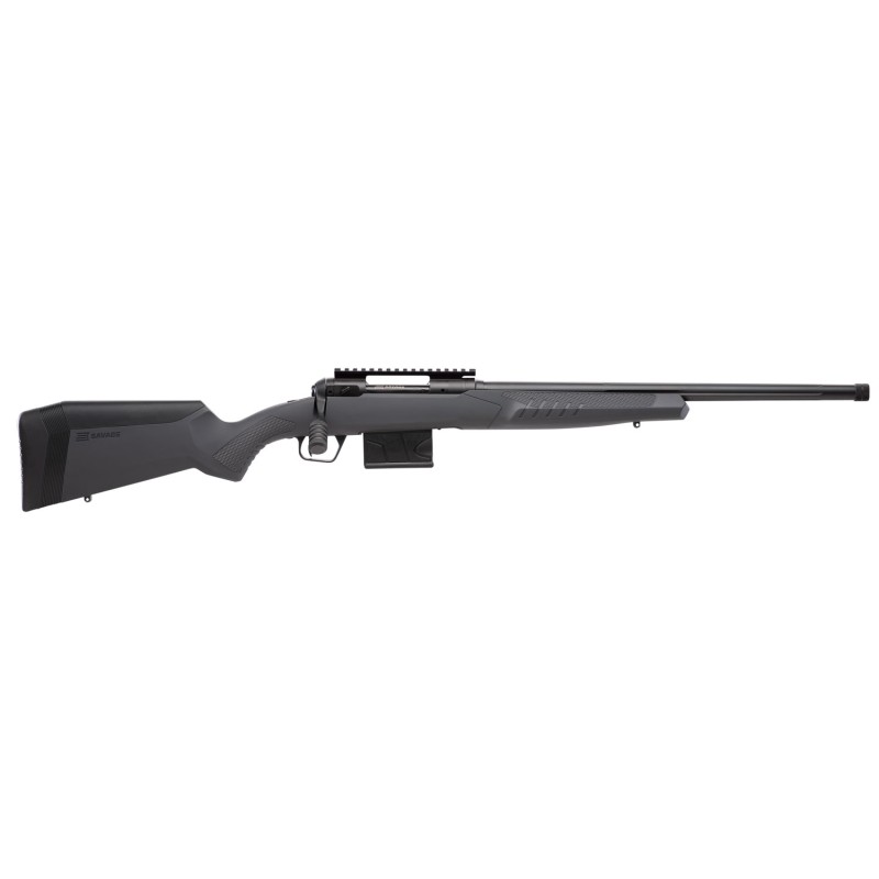 Savage Arms 57232 110 Tactical 6.5 Creedmoor 101 24 Matte Black Metal Gray Fixed AccuStock with AccuFit