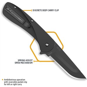 Razor VX1 Linerlock A/O Black