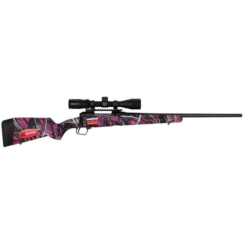 Savage Arms 57337 110 Apex Hunter XP 6.5 Creedmoor 41 24 Matte Black Metal Muddy Girl Synthetic Stock Vortex Crossfire II 39x40m