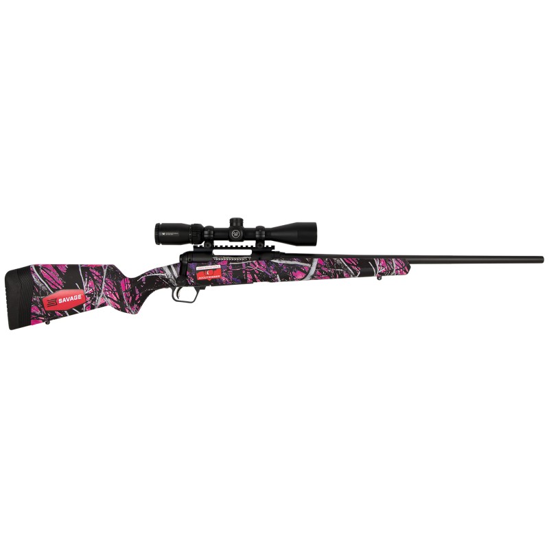 Savage Arms 57339 110 Apex Hunter XP 308 Win 41 20 Matte Black Metal Muddy Girl Synthetic Stock Vortex Crossfire II 39x40mm Scop