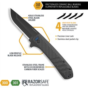 Razor VX4 Linerlock A/O CF