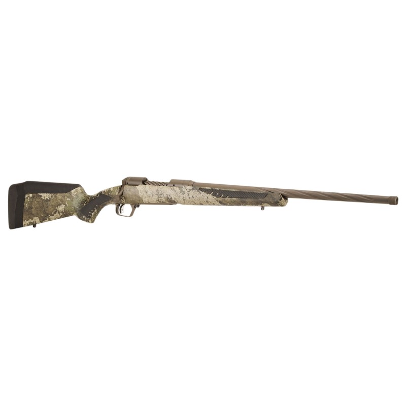 Savage Arms 57410 110 High Country 308 Win 41 22 Midnight Bronze Cerakote TrueTimber Strata Fixed AccuStock with AccuFit