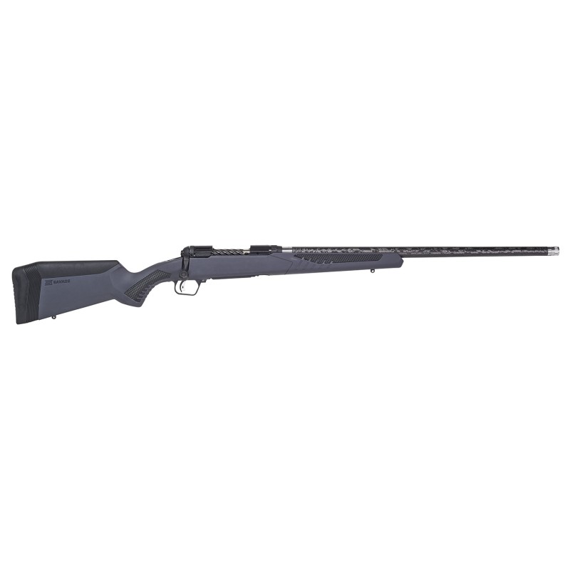 Savage Arms 57580 110 UltraLite 270 Win 41 22 Carbon Fiber Wrapped Barrel Black Melonite Rec Gray AccuStock with AccuFit