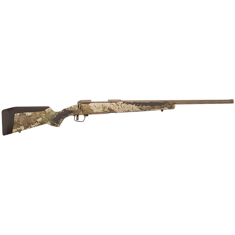 Savage Arms 57765 110 High Country 28 Nosler 21 24 Midnight Bronze Cerakote TrueTimber Strata Fixed AccuStock with AccuFit