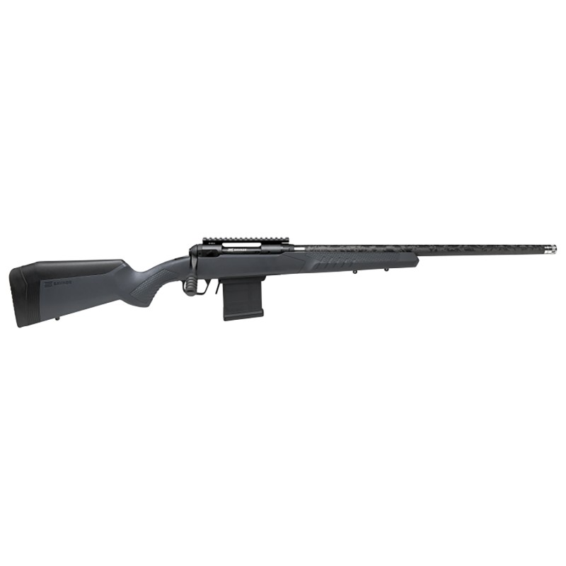 Savage Arms 57938 110 Carbon Tactical 308 Win 101 22 Carbon Fiber Wrapped Barrel Matte Black Metal Gray Fixed AccuStock with Acc