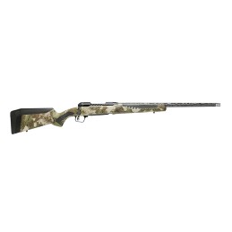 Savage Arms 58017 110 UltraLite 308 Win 41 22 Threaded Carbon Fiber Wrapped Barrel Black Melonite Rec Woodland Camo AccuStock wi