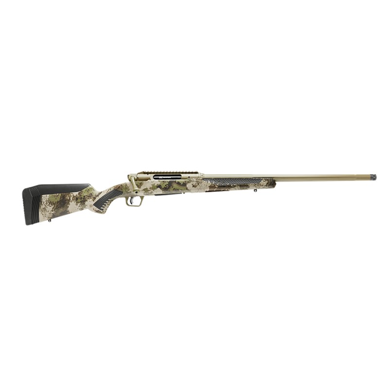 Savage Arms 58022 Impulse Big Game 6.5 Creedmoor 41 22 Threaded Hazel Green BarrelRec Woodland Camo AccuStock with AccuFit Inclu