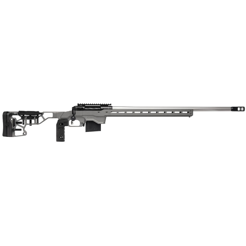 Savage Arms 57557 110 Elite Precision 6.5 Creedmoor 101 26 Matte Stainless Matte Black Rec Gray Cerakote Adjustable MDT ACC Alum