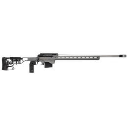 Savage Arms 57559 110 Elite Precision 300 Win Mag 51 30 Matte Stainless Matte Black Rec Gray Cerakote Adjustable MDT ACC Aluminu