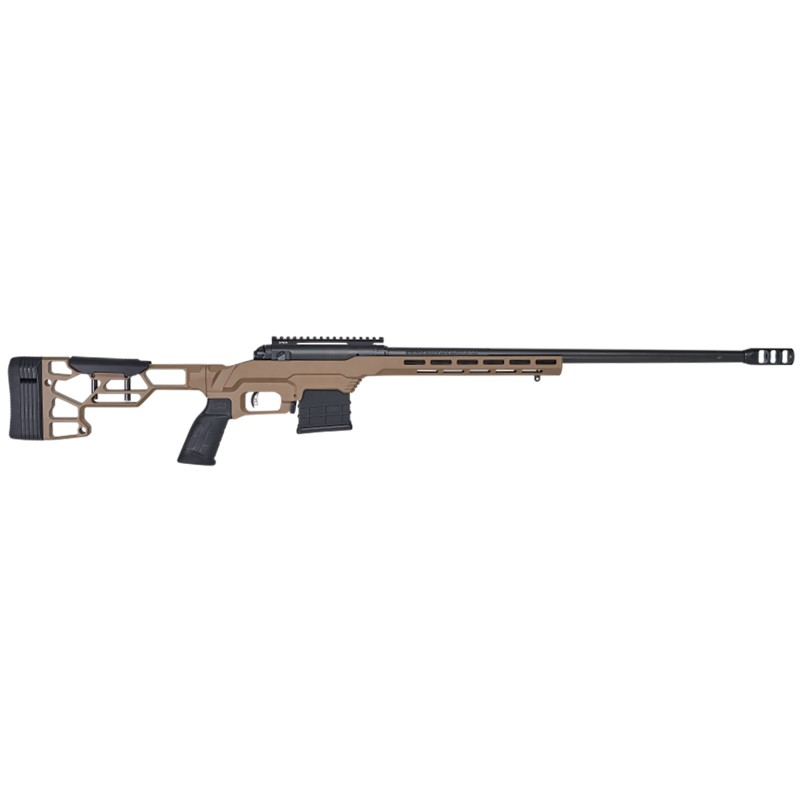 Savage Arms 57696 110 Precision 6.5 Creedmoor 101 24 Matte Black RecBarrel Flat Dark Earth Cerakote MDT LSS XL Chassis Polymer G