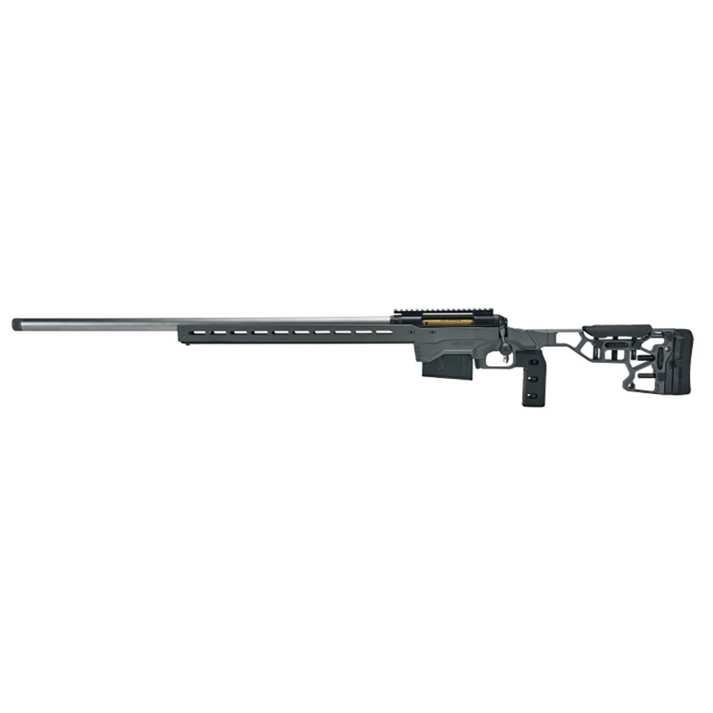 Savage Arms 57702 110 Elite Precision 308 Win 101 26 Matte Stainless Matte Black Rec Gray Cerakote Adjustable MDT ACC Aluminum C