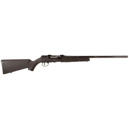 Savage Arms 47007 A17  SemiAuto 17 HMR Caliber with 101 Capacity 22 Heavy Barrel Satin Black Metal Finish  Matte Black Synthetic