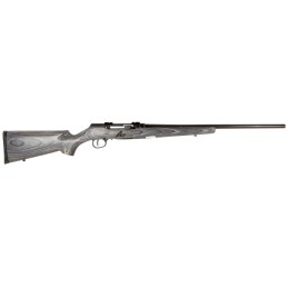 Savage Arms 47008 A17 Sporter SemiAuto 17 HMR Caliber with 101 Capacity 22 Barrel Satin Black Metal Finish  Gray Laminate Stock 