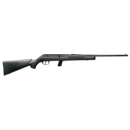 Savage Arms 40203 64 F 22 LR 101 21 Blued BarrelRec Drilled  Tapped Black Synthetic Stock Open Sights