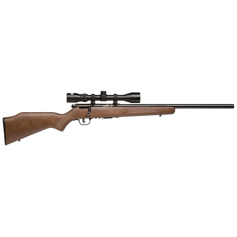 Savage Arms 96222 93R17 GVXP 17 HMR Caliber with 51 Capacity 21 Barrel Matte Blued Metal Finish Satin Hardwood Stock  AccuTrigge