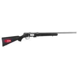 Savage Arms 94700 93 FVSS 22 WMR Caliber with 51 Capacity 21 Heavy Barrel Matte Stainless Metal Finish Matte Black Synthetic Sto