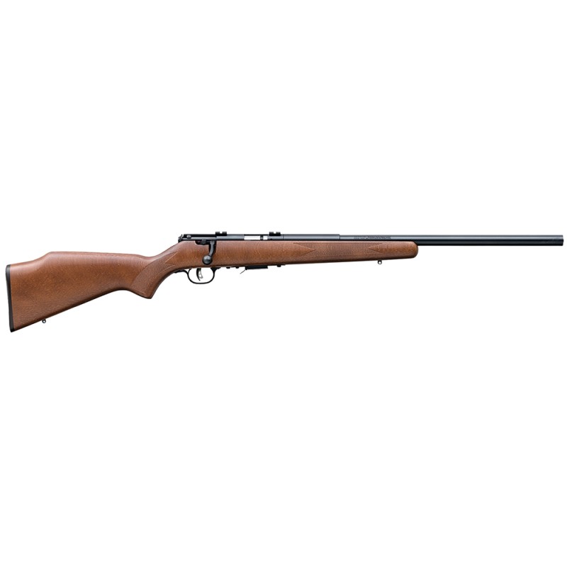 Savage Arms 96701 93R17 GV 17 HMR Caliber with 51 Capacity 21 Heavy Barrel Matte Blued Metal Finish Satin Hardwood Stock  AccuTr