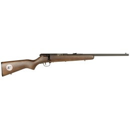 Savage Arms 60702 Mark I G 22 Short 22 Long or 22 LR Caliber with 1rd Capacity 19 Barrel Satin Blued Metal Finish Satin Hardwood