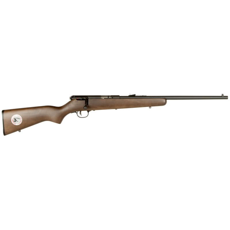 Savage Arms 60702 Mark I G 22 Short 22 Long or 22 LR Caliber with 1rd Capacity 19 Barrel Satin Blued Metal Finish Satin Hardwood