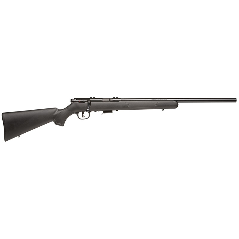 Savage Arms 28700 Mark II FV 22 LR Caliber with 51 Capacity 21 Heavy Barrel Matte Blued Metal Finish Matte Black Synthetic Stock