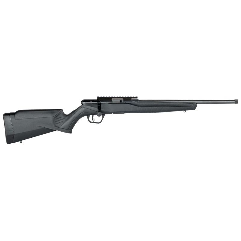 Savage Arms 70203 B22 FVSR Bolt Action 22 LR Caliber with 101 Capacity 16.25 Threaded Barrel Matte Black Metal Finish  Matte Bla