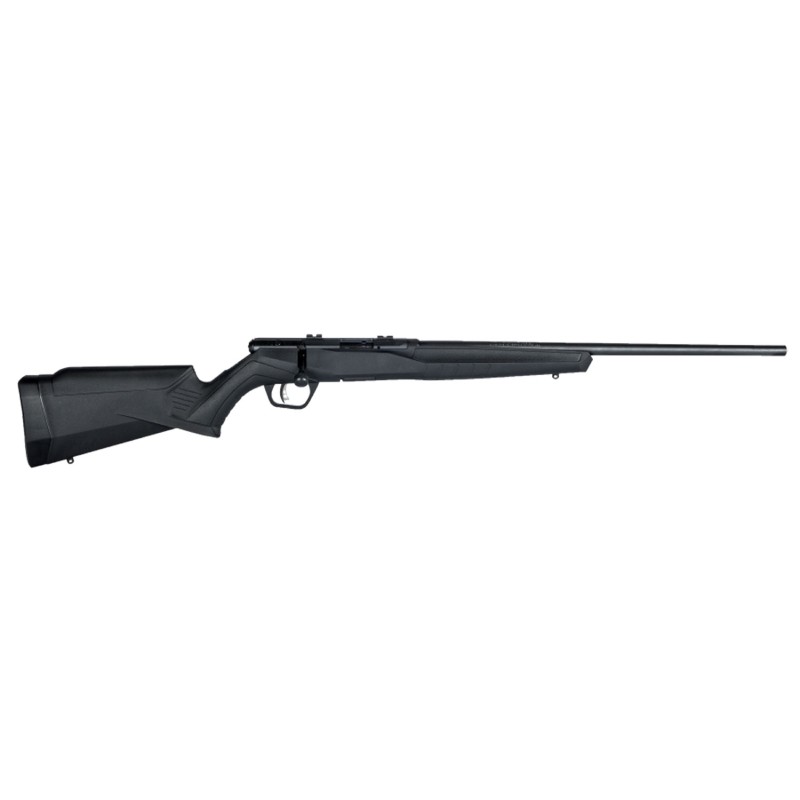 Savage Arms 70800 B17 F Bolt Action 17 HMR Caliber with 101 Capacity 21 Barrel Matte Blued Metal Finish  Matte Black Synthetic S