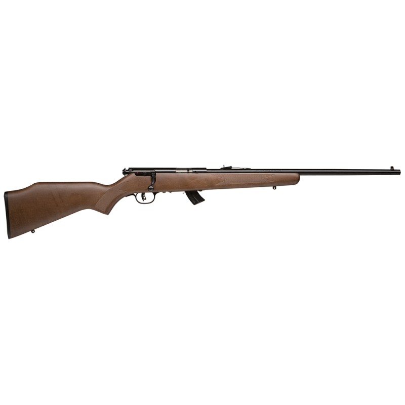 Savage Arms 20700 Mark II G 22 LR Caliber with 101 Capacity 21 Barrel Matte Blued Metal Finish Satin Hardwood Stock  AccuTrigger