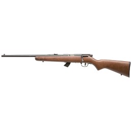 Savage Arms 50702 Mark II GL 22 LR Caliber with 101 Capacity 19 Barrel Matte Blued Metal Finish Satin Hardwood Stock  AccuTrigge