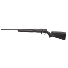 Savage Arms 70240 B22 F Bolt Action 22 LR Caliber with 101 Capacity 21 Barrel Matte Blued Metal Finish  Matte Black Synthetic St