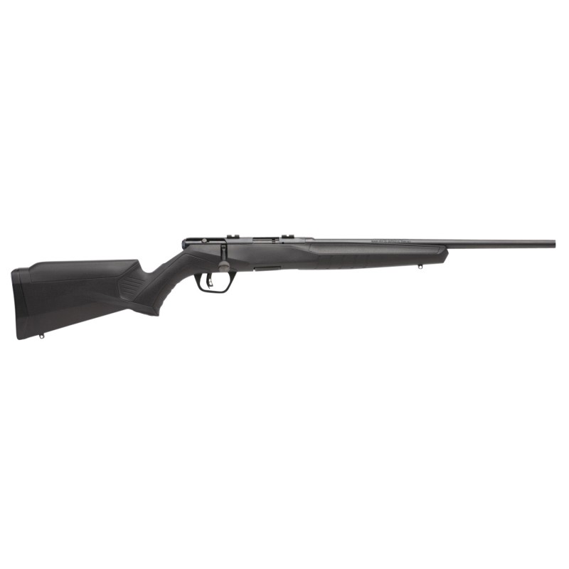 Savage Arms 70814 B17 Compact Bolt Action 17 HMR Caliber with 101 Capacity 18 Barrel Matte Blued Metal Finish  Matte Black Synth