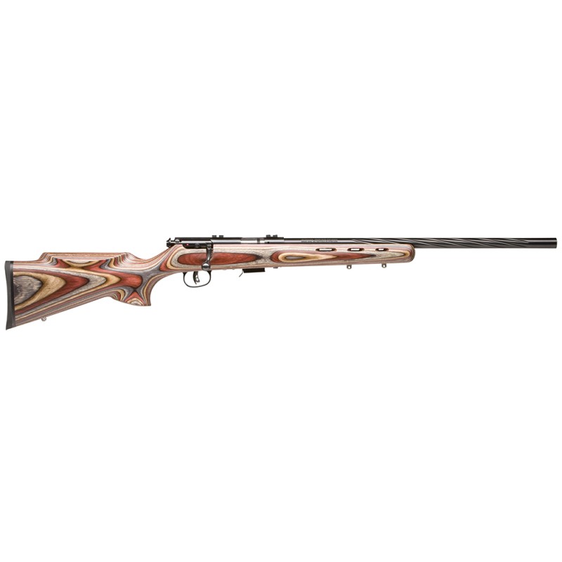 Savage Arms 96770 93R17 BRJ Full Size 17 HMR 51 21 Matte Blued ButtonRifled Barrel  Receiver Multi Fixed Monte Carlo Stock