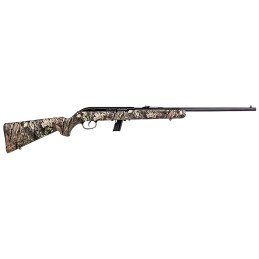 Savage Arms 40002 64 F 22 LR 101 21 Blued BarrelRec Drilled  Tapped Next G1 Camo Synthetic Stock Open Sights