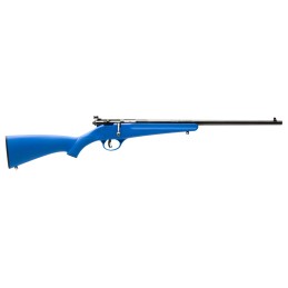 Savage Arms 13785 Rascal  22 LR Caliber with 1rd Capacity 16.12 Barrel Blued Metal Finish  Blue Synthetic Stock Right Hand Youth