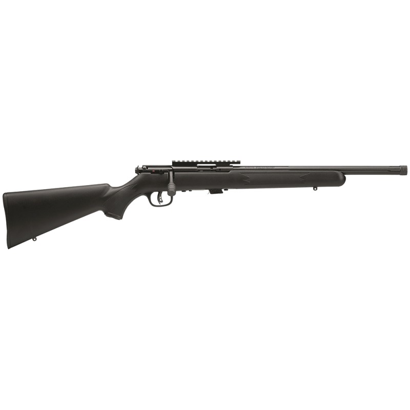 Savage Arms 93207 93 FVSR 22 WMR Caliber with 51 Capacity 16.50 ThreadedHeavy Barrel Matte Blued Metal Finish  Matte Black Synth